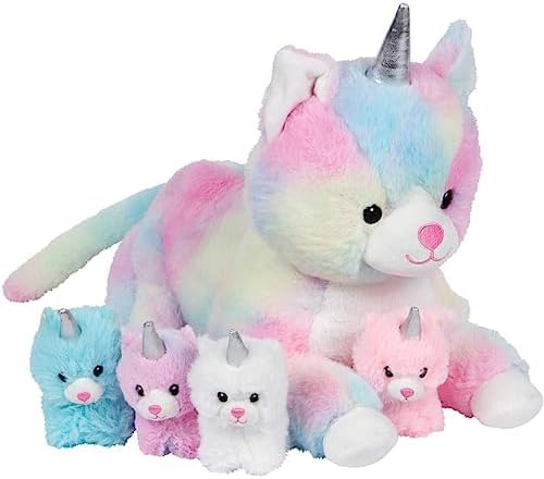 PixieCrush Unicorn Kitty Cat Plush Set: A Magical Hug Awaits!